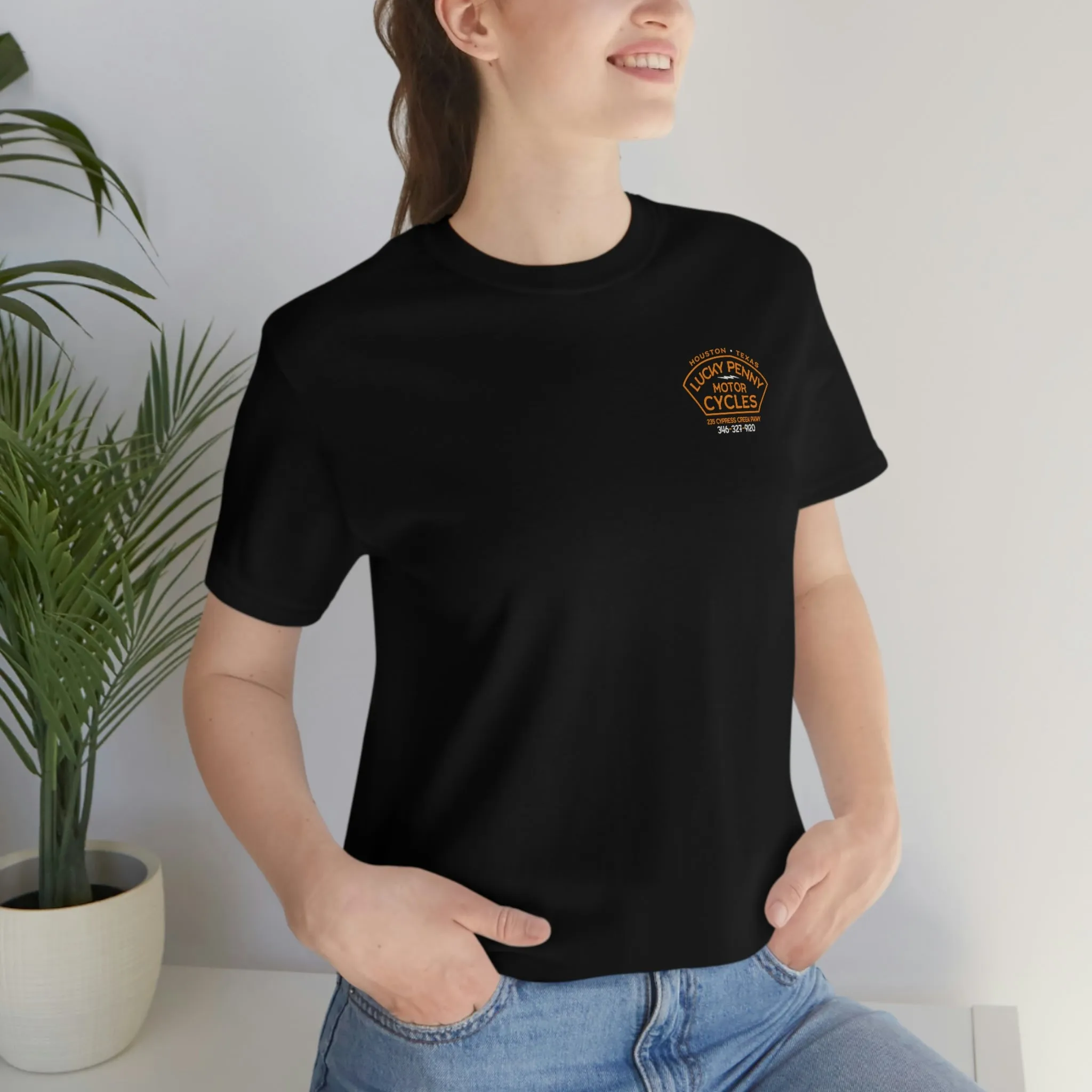 Lucky Penny Cycles Houston Skyline Classic T-Shirt