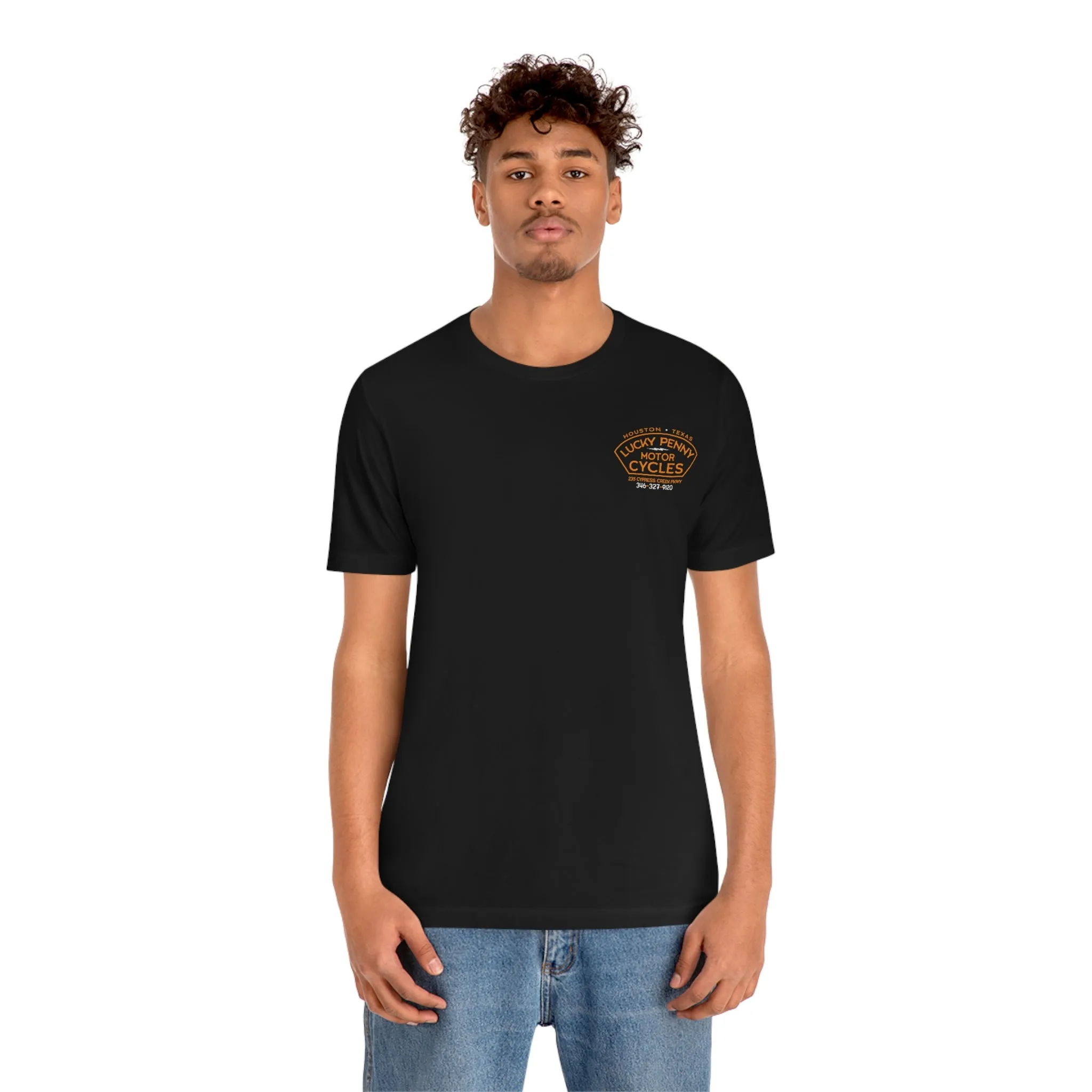Lucky Penny Cycles Houston Skyline Classic T-Shirt