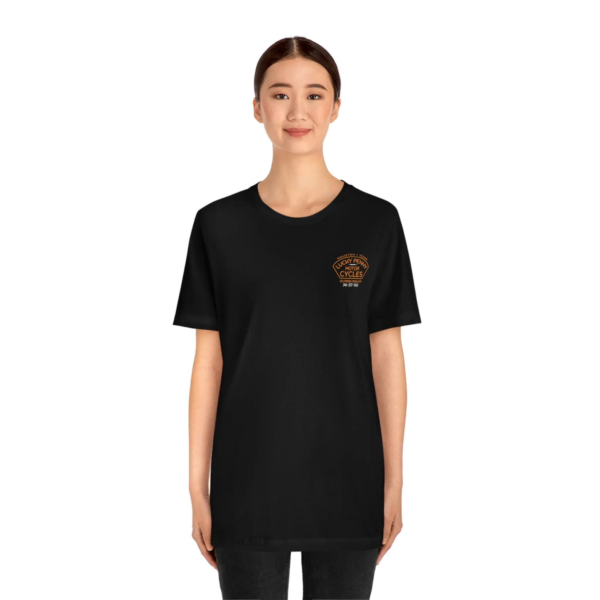 Lucky Penny Cycles Houston Skyline Classic T-Shirt