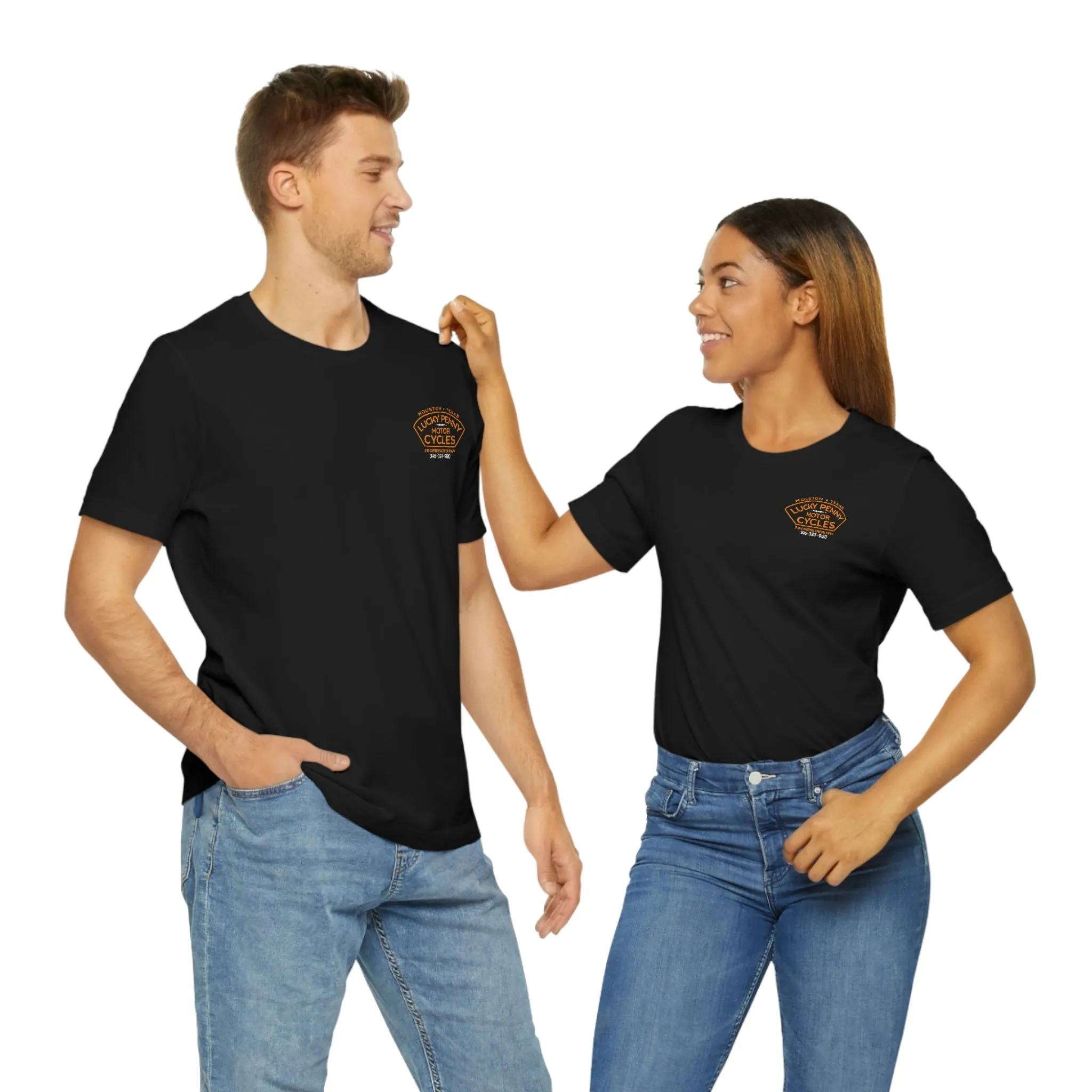 Lucky Penny Cycles Houston Skyline Classic T-Shirt