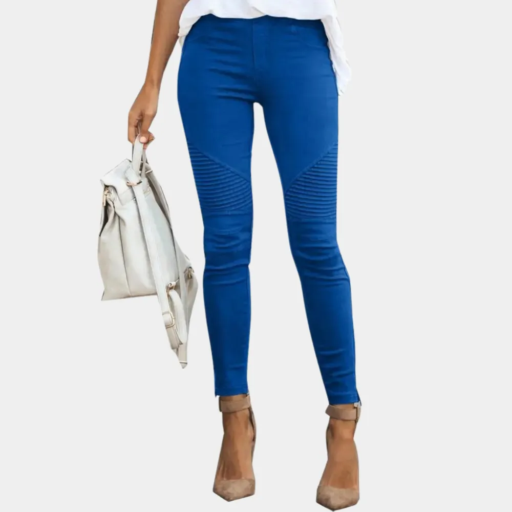 Luna | Skinny Biker Leggings | Comfort and Style | Stretch Blend
