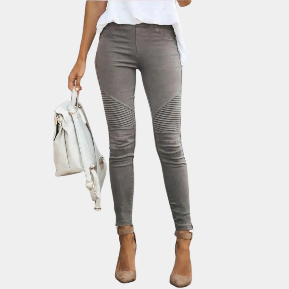 Luna | Skinny Biker Leggings | Comfort and Style | Stretch Blend