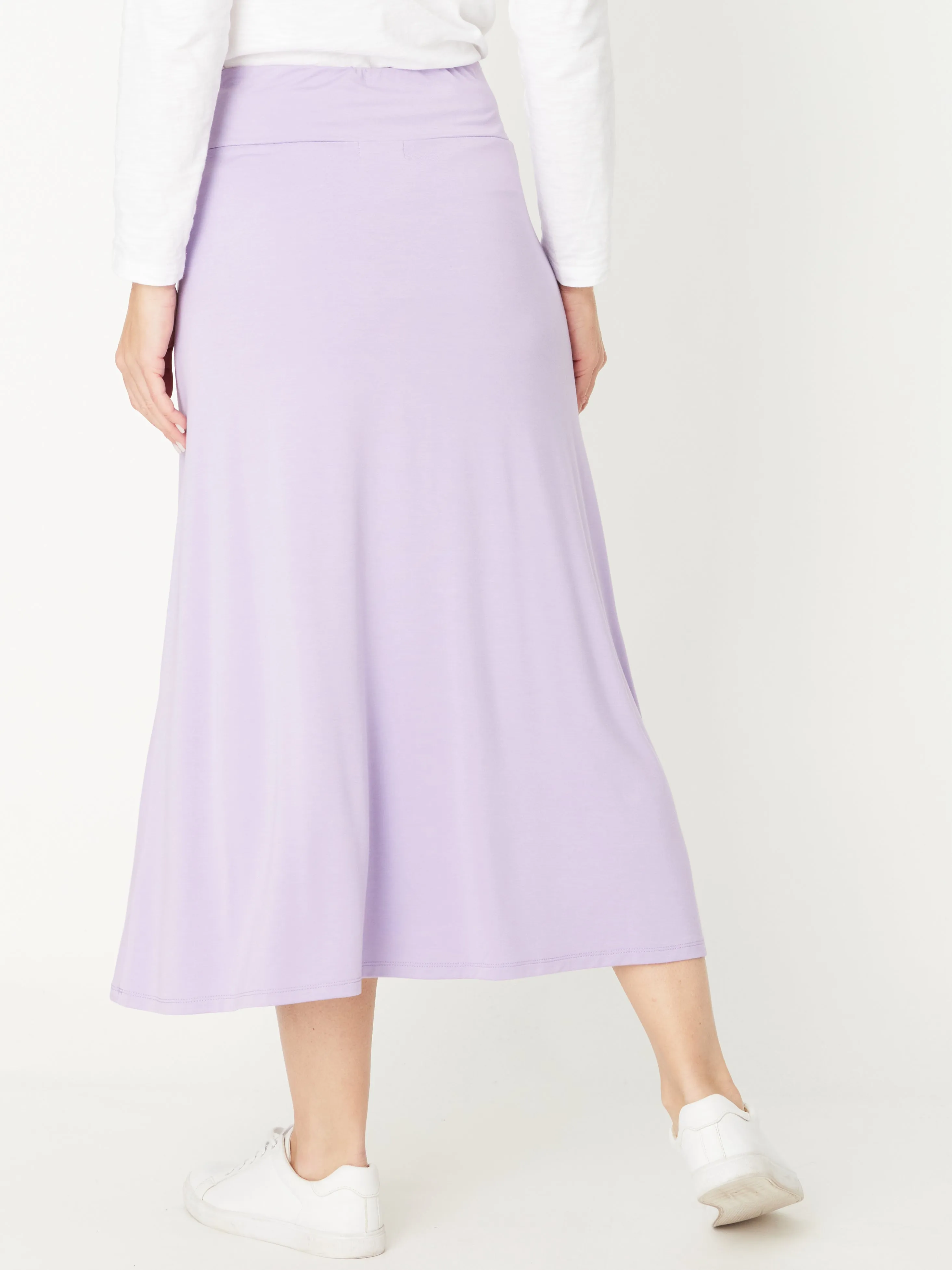 Lux Bamboo Swing Skirt - Lavender- 31010