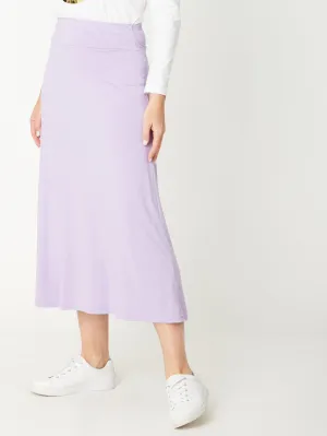 Lux Bamboo Swing Skirt - Lavender- 31010