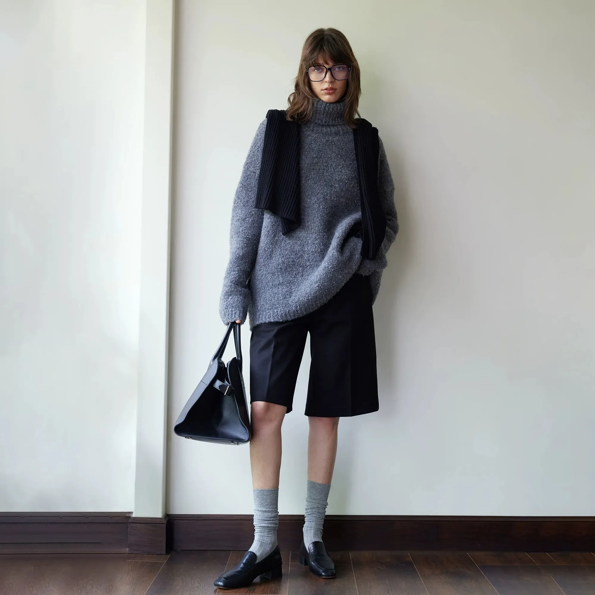 Lux Knit Turtleneck Sweater