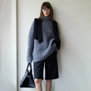 Lux Knit Turtleneck Sweater