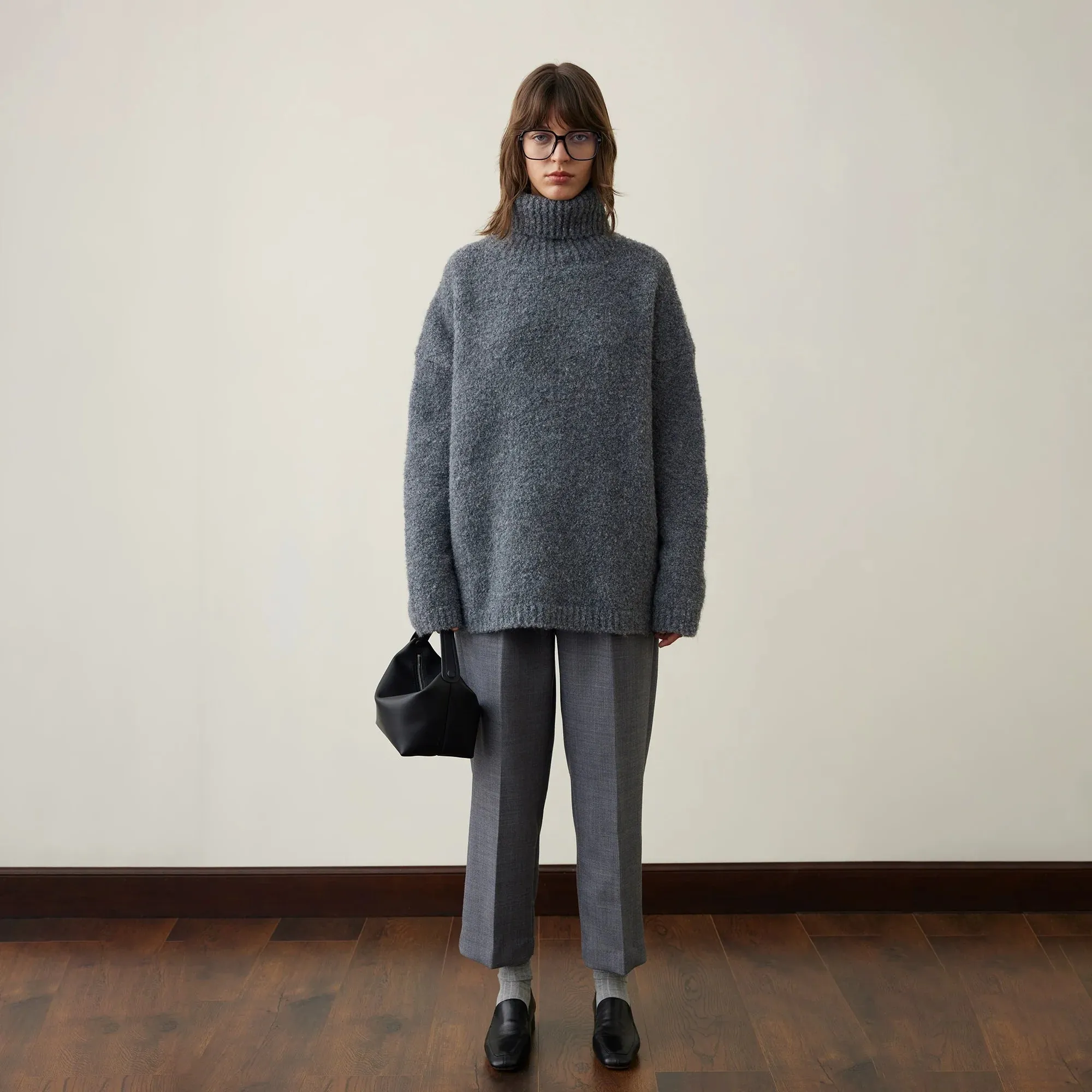 Lux Knit Turtleneck Sweater