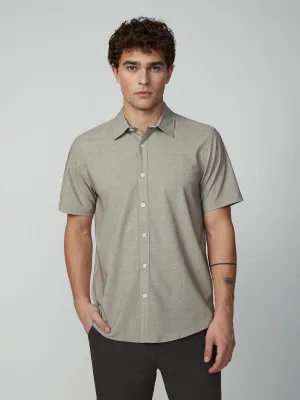 Men's Short Sleeve Textured 4-Way Stretch Shirt