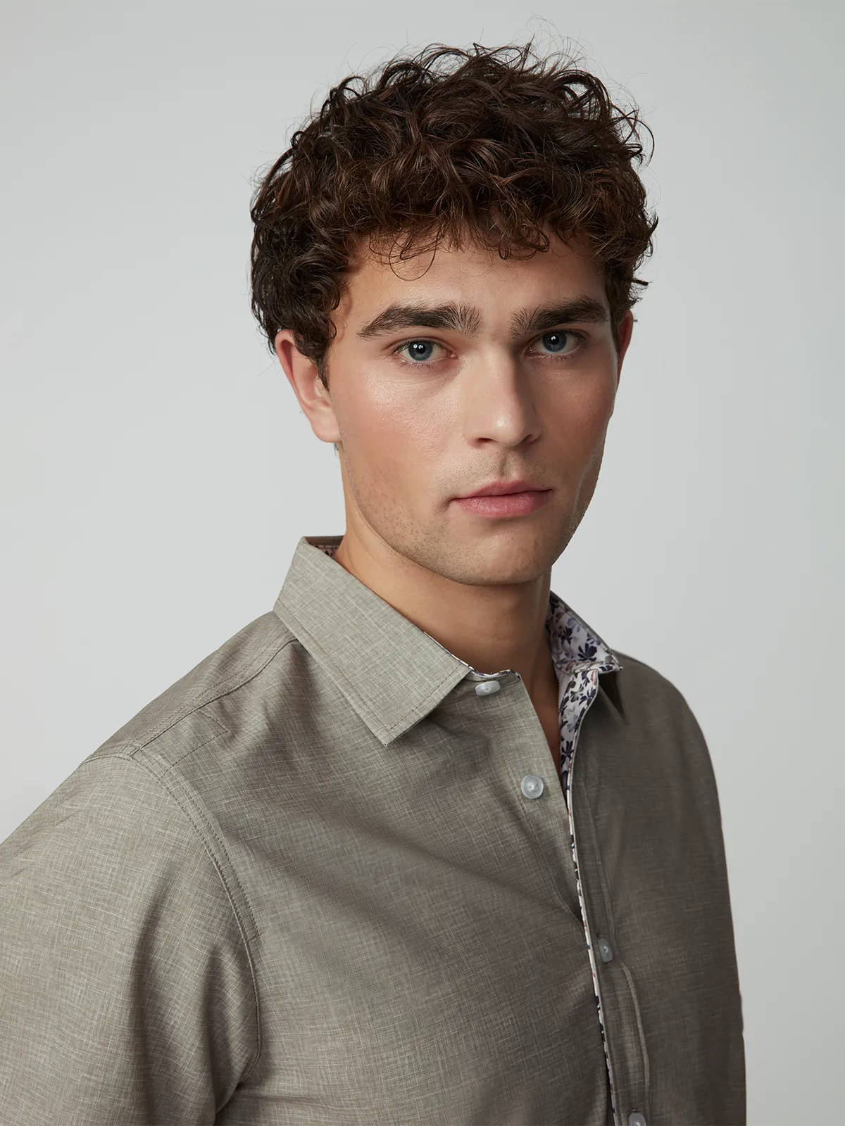 Men's Short Sleeve Textured 4-Way Stretch Shirt