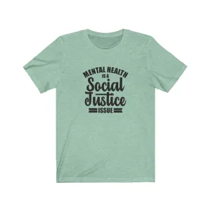 MENTAL HEALTH <br>unisex tee (blk)