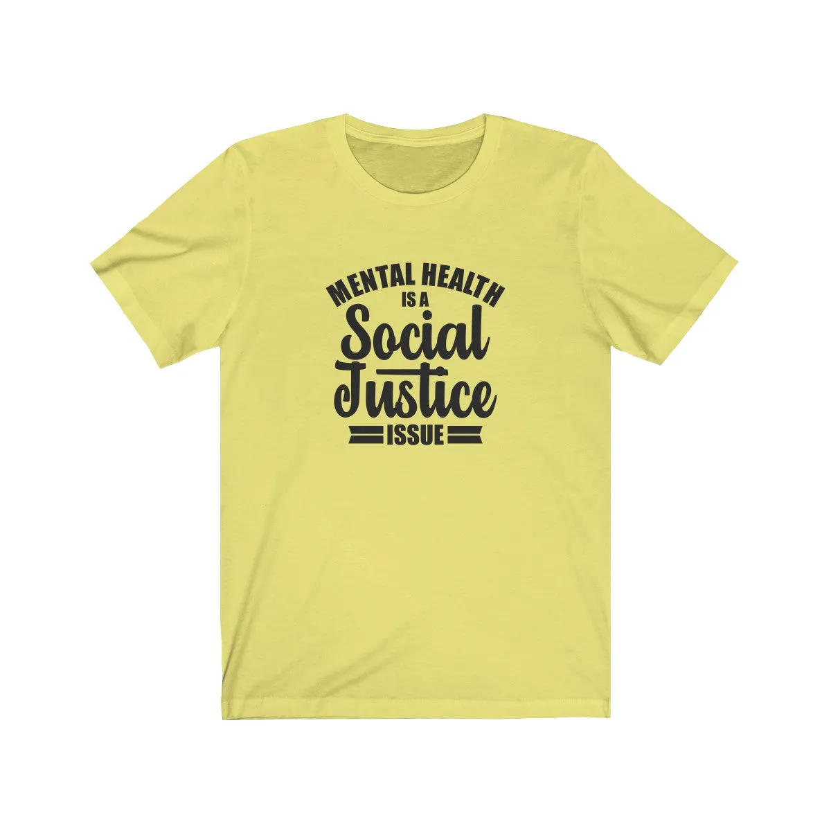 MENTAL HEALTH <br>unisex tee (blk)