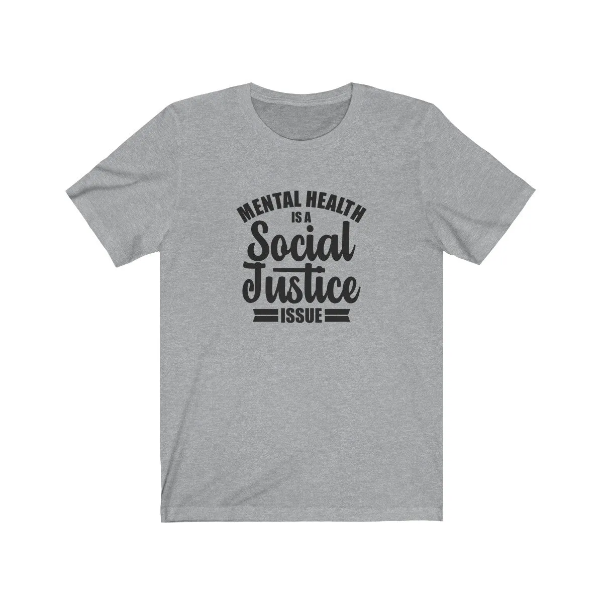 MENTAL HEALTH <br>unisex tee (blk)