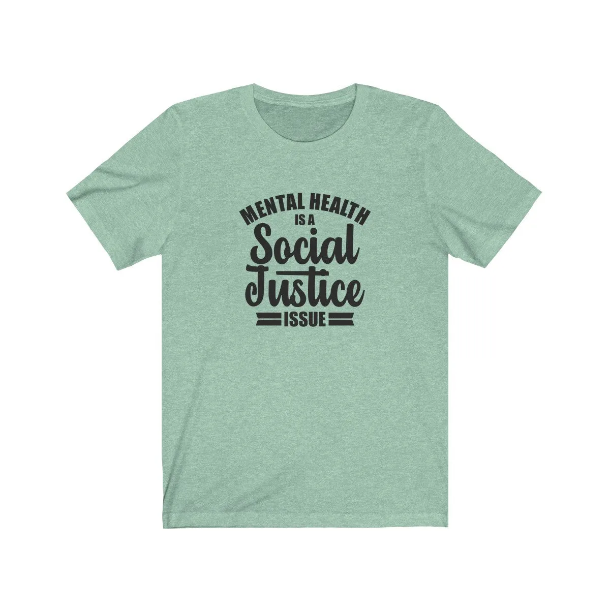 MENTAL HEALTH <br>unisex tee (blk)