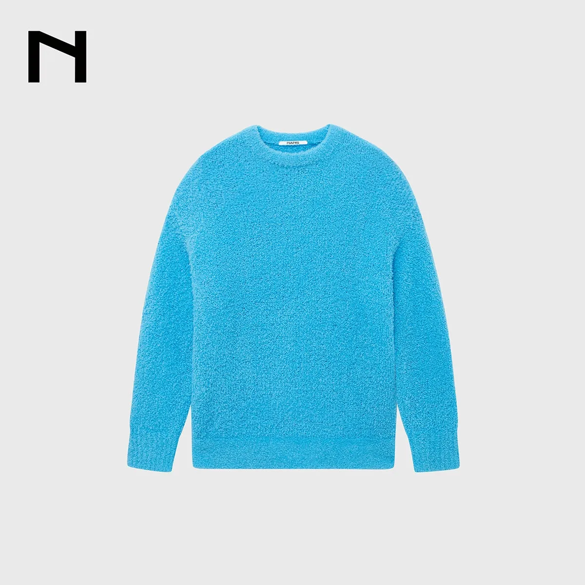 Merino Wool Blended Textured Sweater