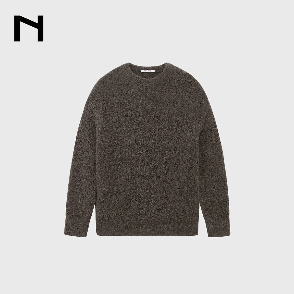 Merino Wool Blended Textured Sweater