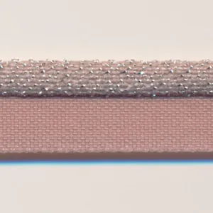 Metallic Stretch Piping (Silver) #69 American Brown