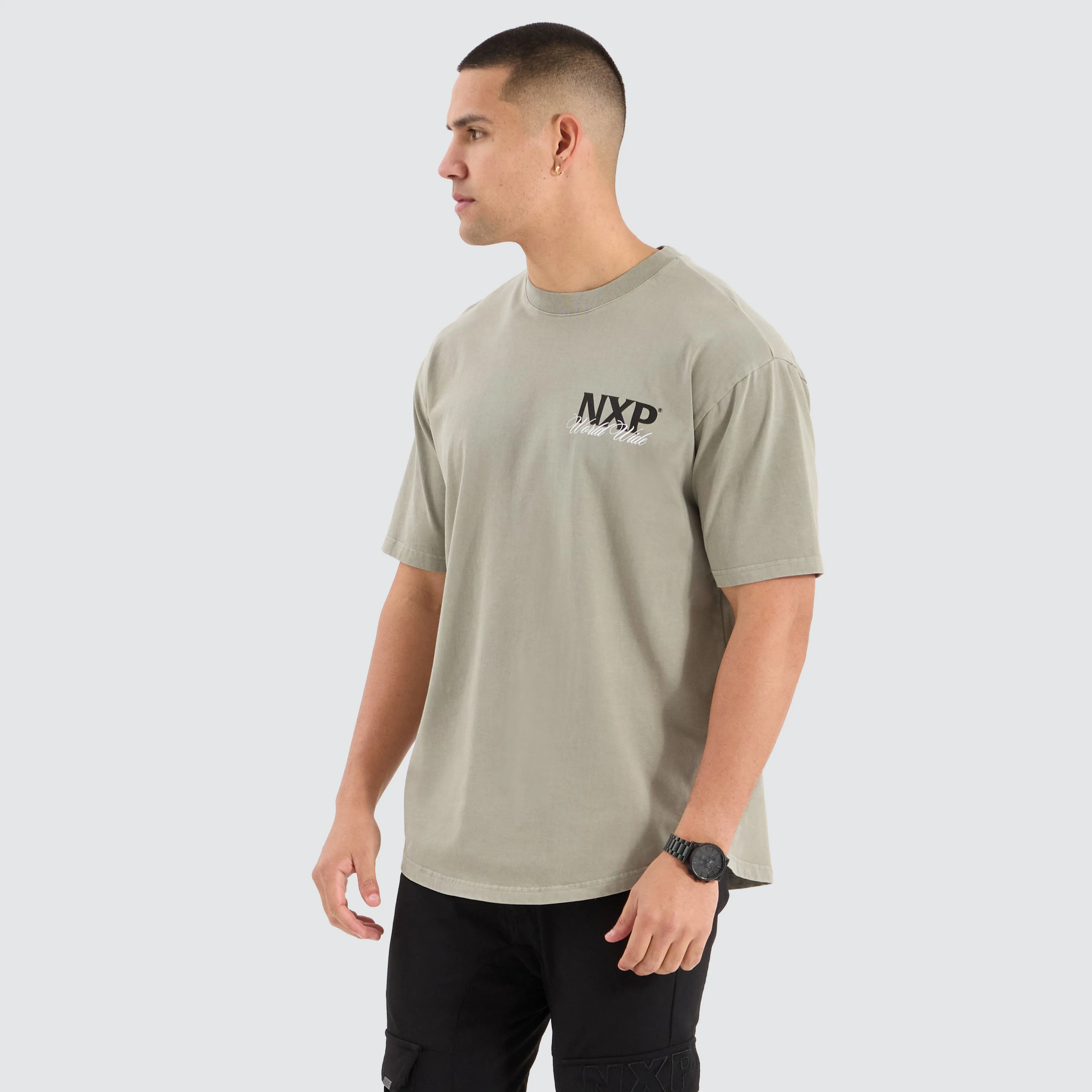 Mirage Box Fit Tee Pigment Shadow