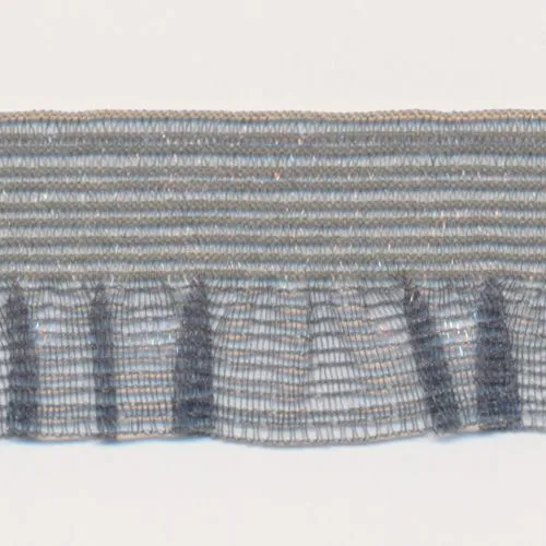 Mist Organdy Frill Stretch #49 Charcoal