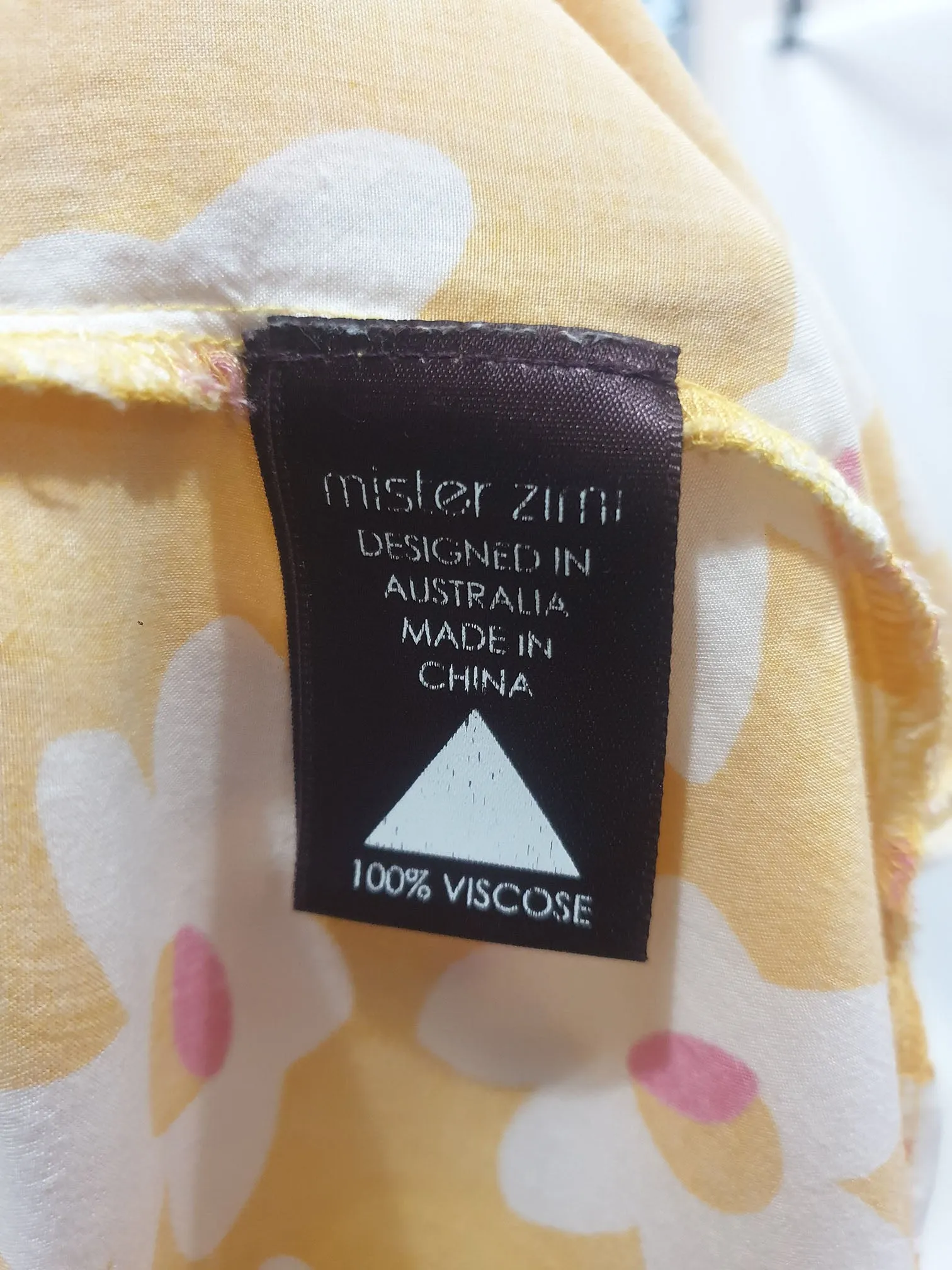 Mister Zimi unique print top size 10