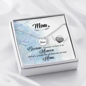 Mom Remembrance, A bit of heaven in our home-Angel Wing Necklace