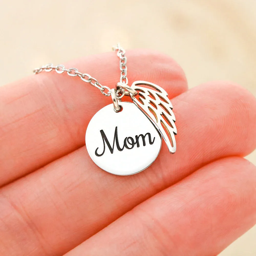 Mom Remembrance Necklace - A Little Bit Of Heaven