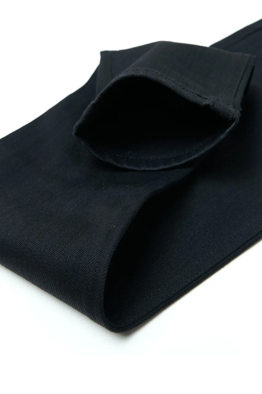 Naked & Famous Denim "The High Skinny" Black Power Stretch