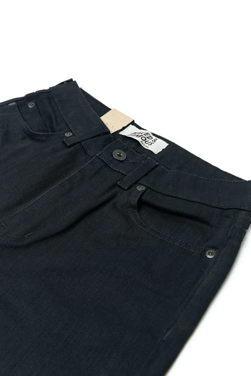 Naked & Famous Denim "The High Skinny" Black Power Stretch