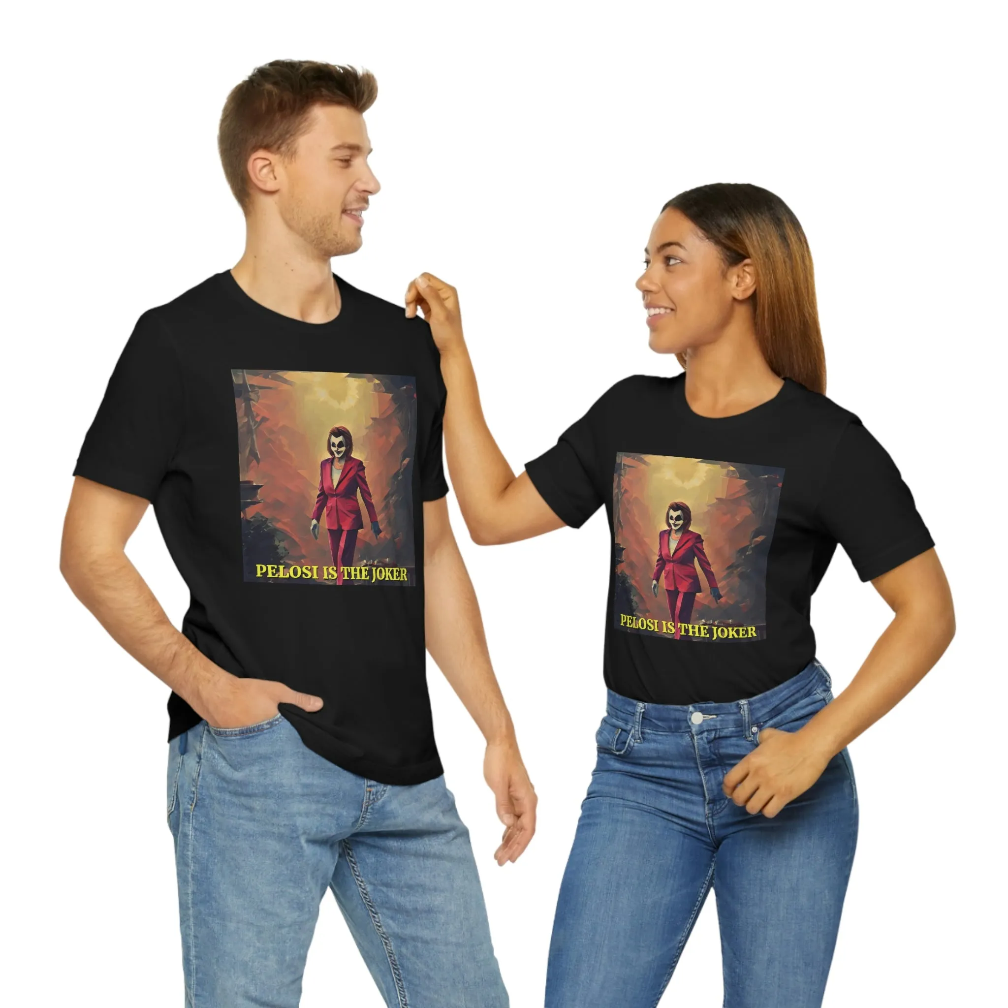 Nancy Pelosi is the Joker Short Sleeve Tee