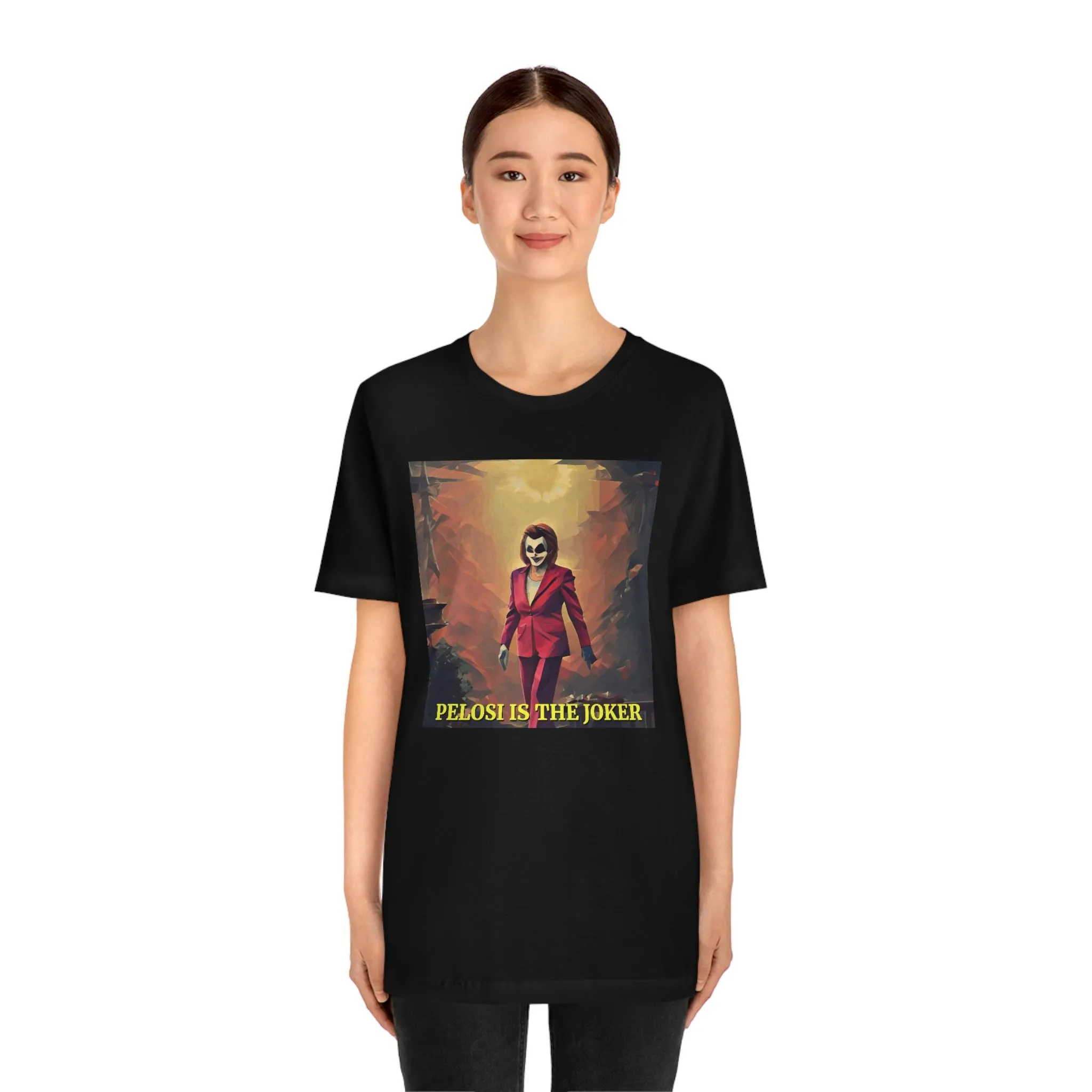 Nancy Pelosi is the Joker Short Sleeve Tee