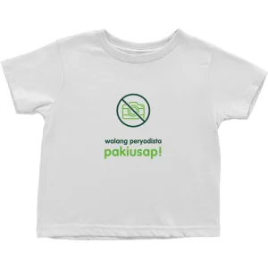 No Paparazzi Toddler T-Shirts (Filipino)