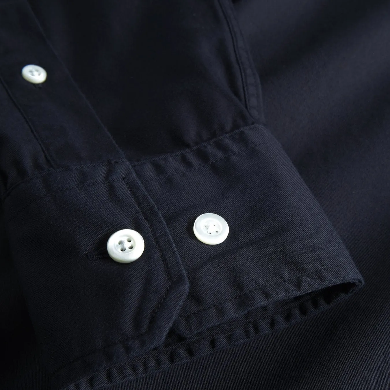 Norse Projects Algot Twill Shirt Dark Navy
