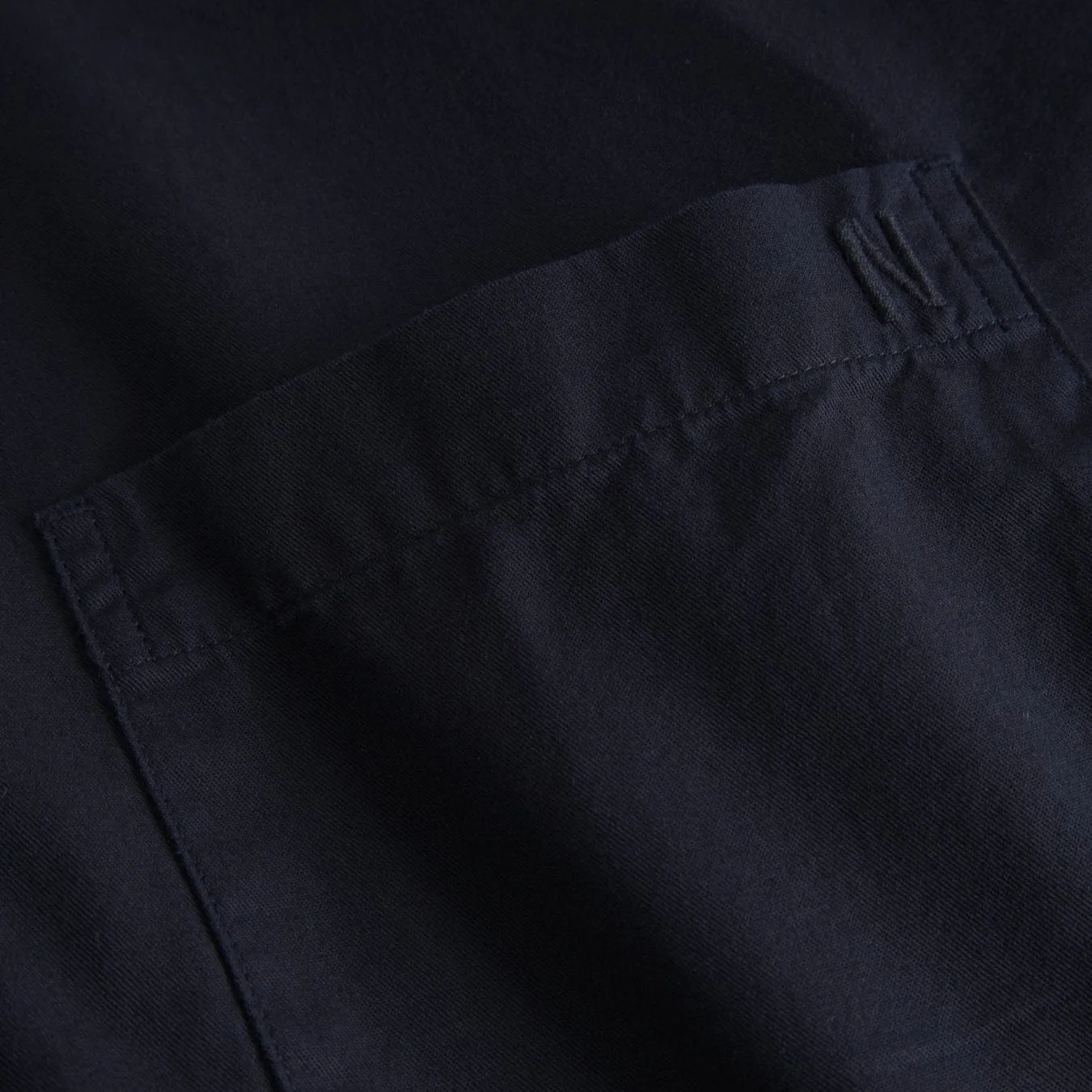 Norse Projects Algot Twill Shirt Dark Navy