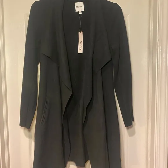 NWT Nic  ‎ Zoe Women’s Long Open Cardigan Staple Piece Versatile