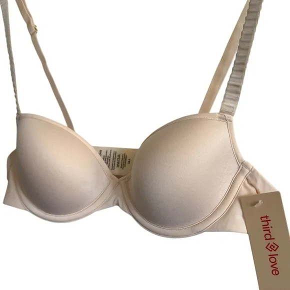 NWT ThirdLove 24/7 Classic T-Shirt Bra, Soft Pink, Size 34A