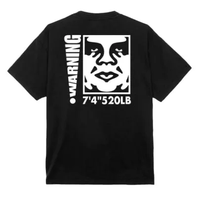 Obey warning tee