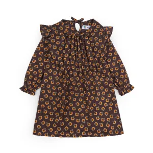 Orange Flower Printed Top