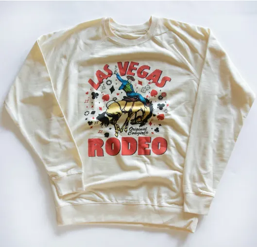 Original Cowgirl Clothing T-Shirts: Long Sleeve Las Vegas Rodeo