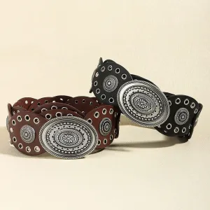 Oval PU Belt – Sleek, Modern, and Versatile
