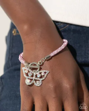 Paparazzi Aerial Appeal - Pink Bracelet