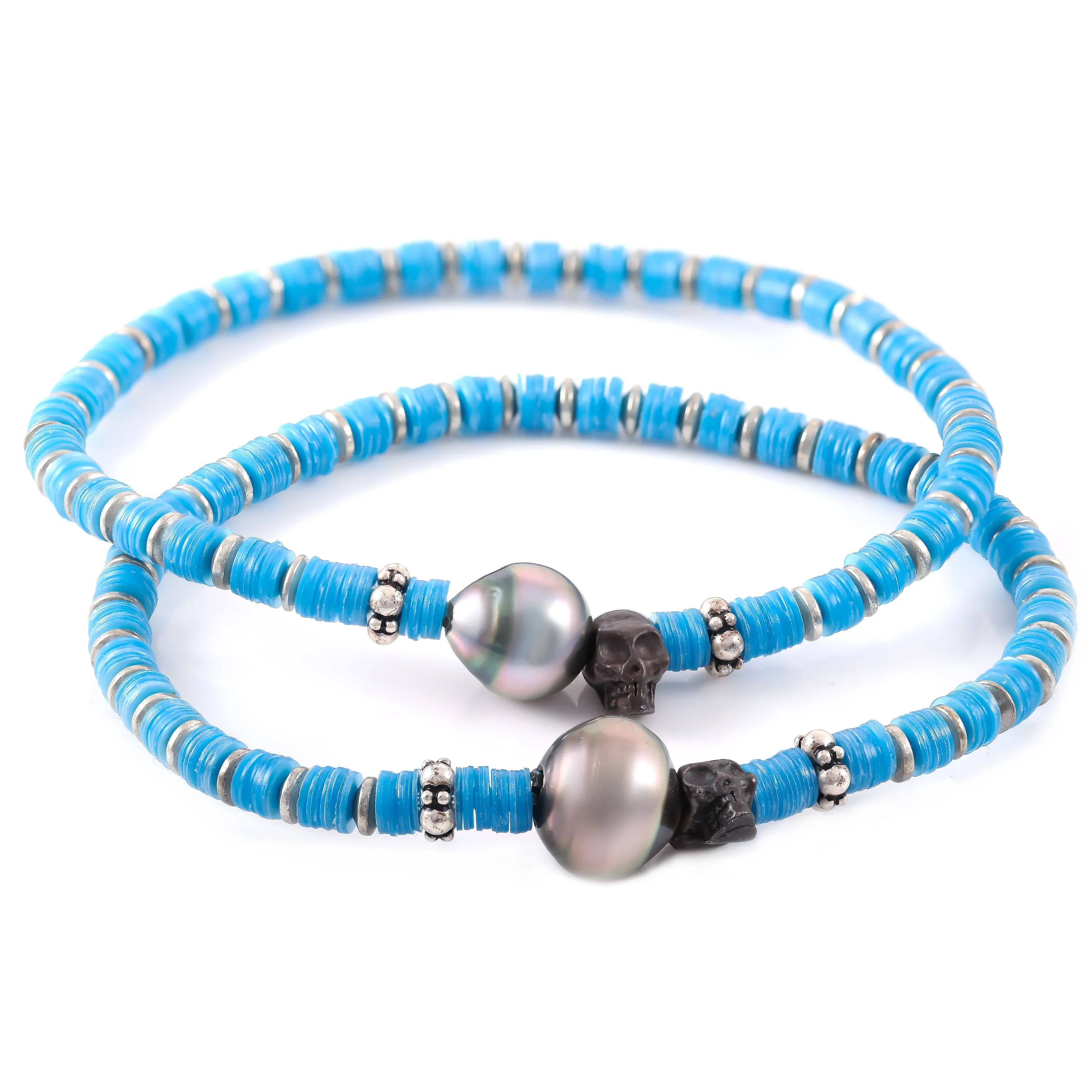 Pearl Disk Bracelet