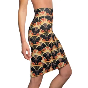 Pencil Skirt - Gilded Highlights