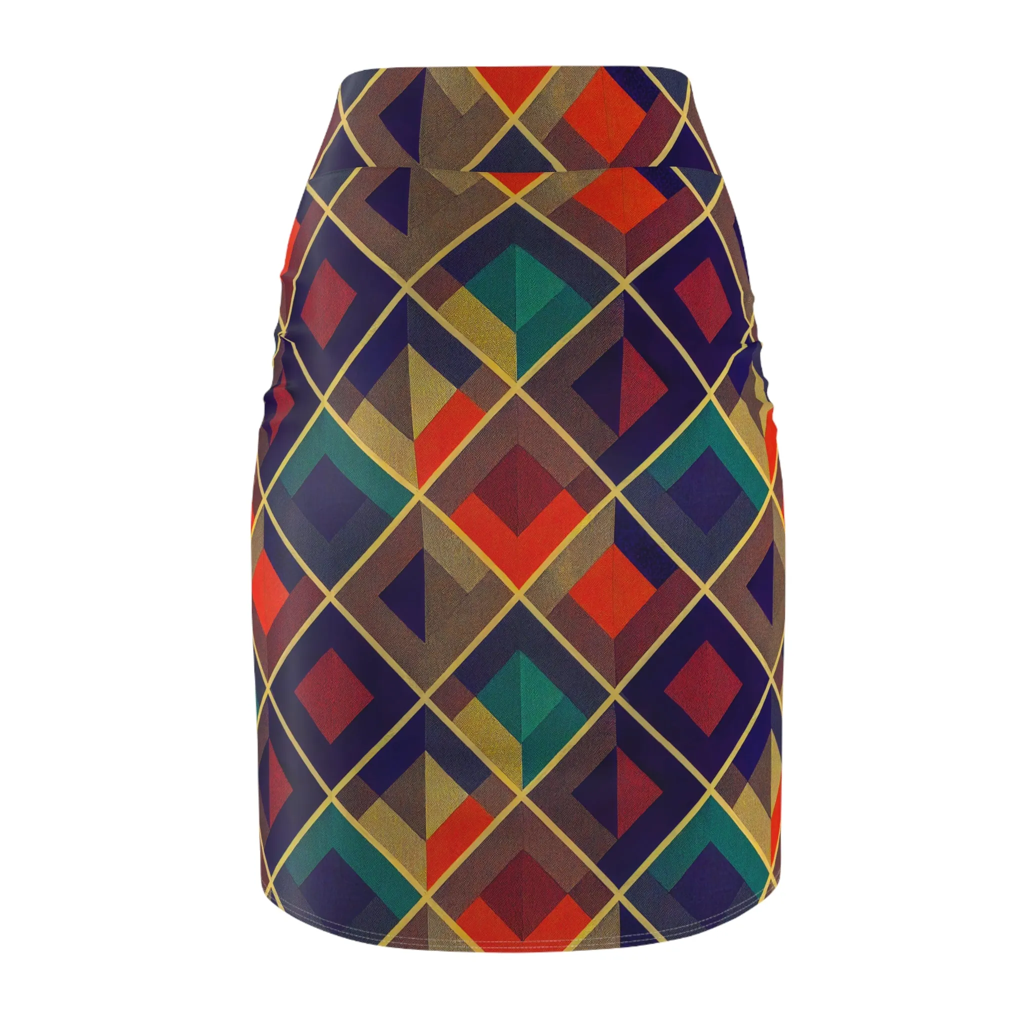 Pencil Skirt - Herringbone Kaleidoscope