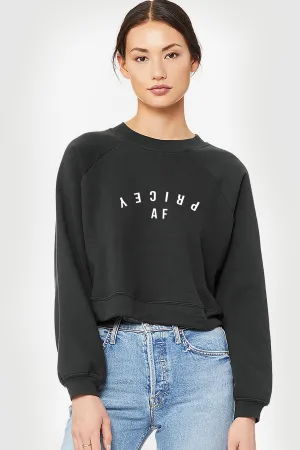 PRICEY AF CROP FLEECE
