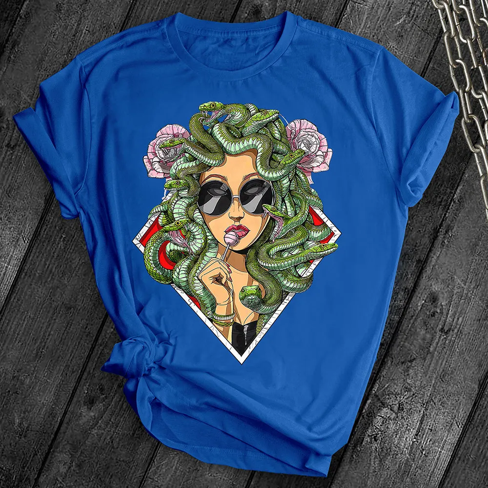 Psychedelic Snakes Medusa Tee