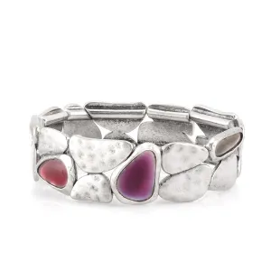 PURPLE STRETCH  BRACELETS #222PP2201 (1E1)