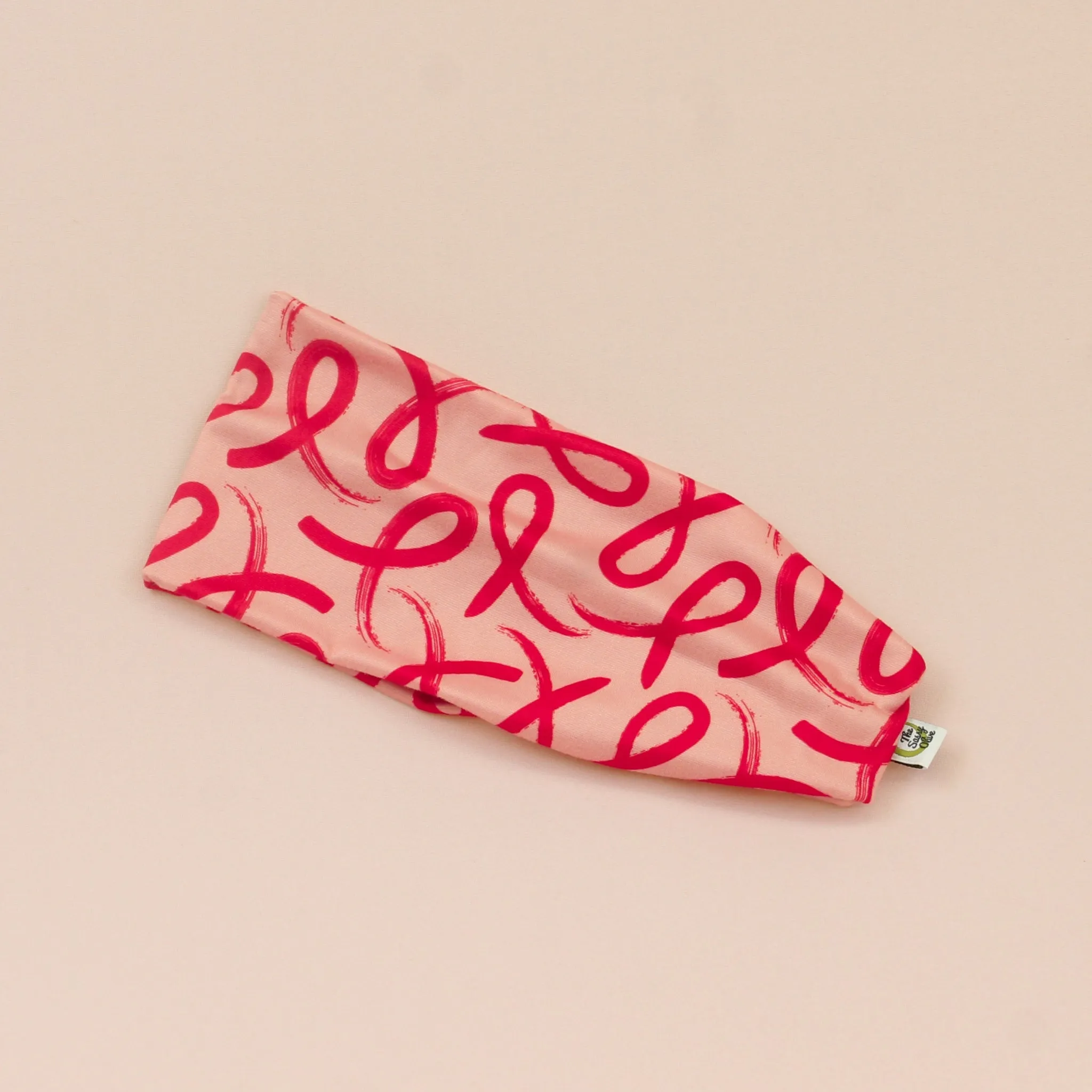 Red Ribbon Stretch Headband