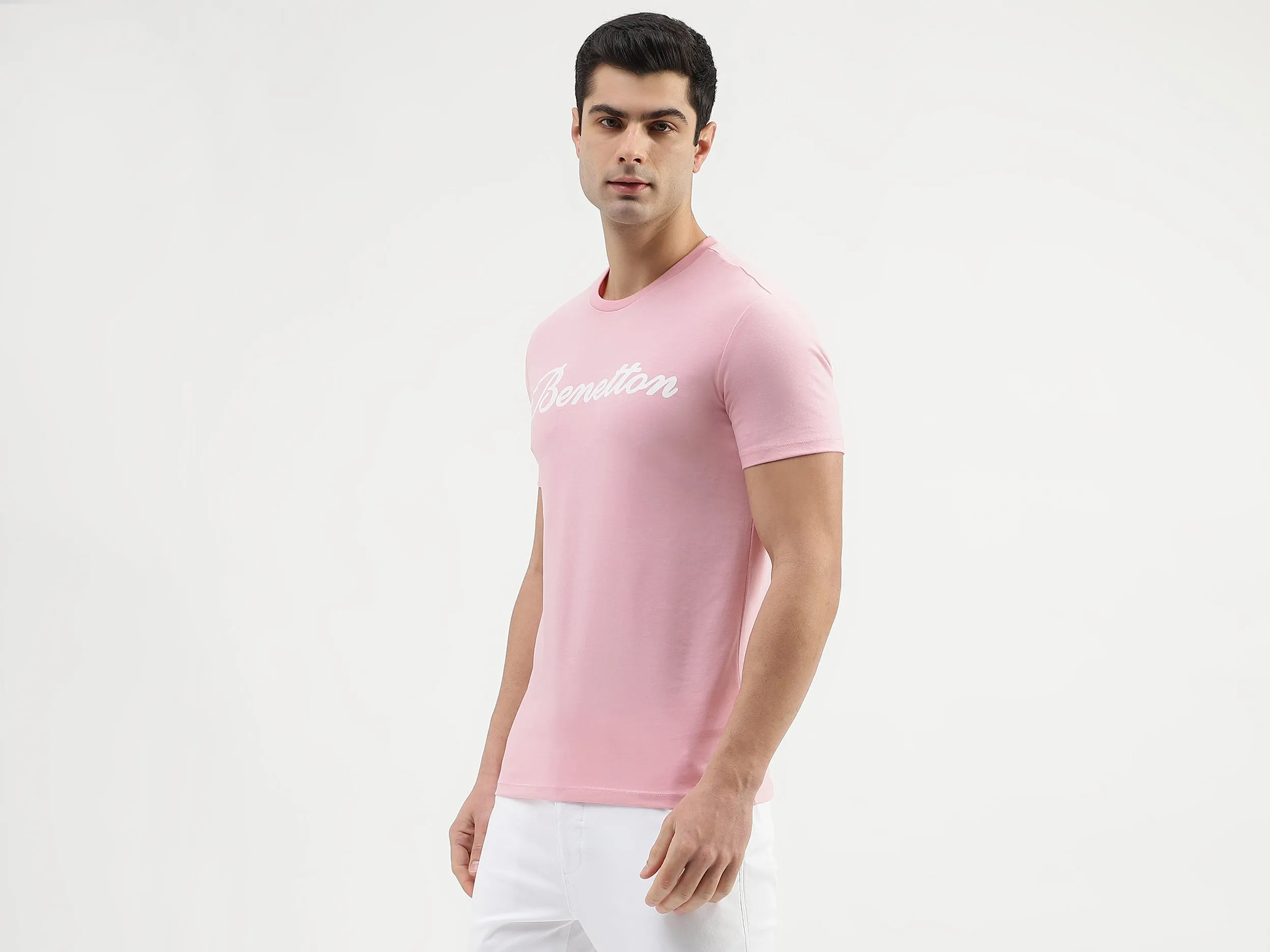 Regular Fit Round Neck Printed T-Shirts