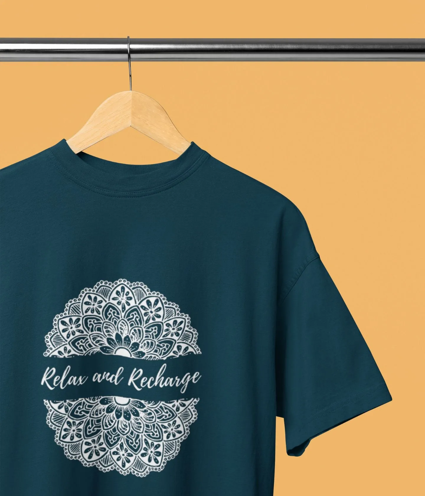 Relax And Recharge - Oversized Classic T-Shirt - Dark
