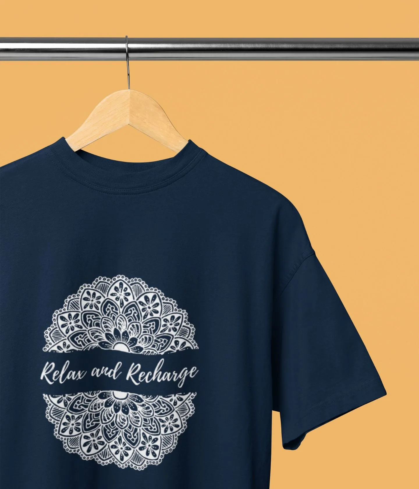 Relax And Recharge - Oversized Classic T-Shirt - Dark