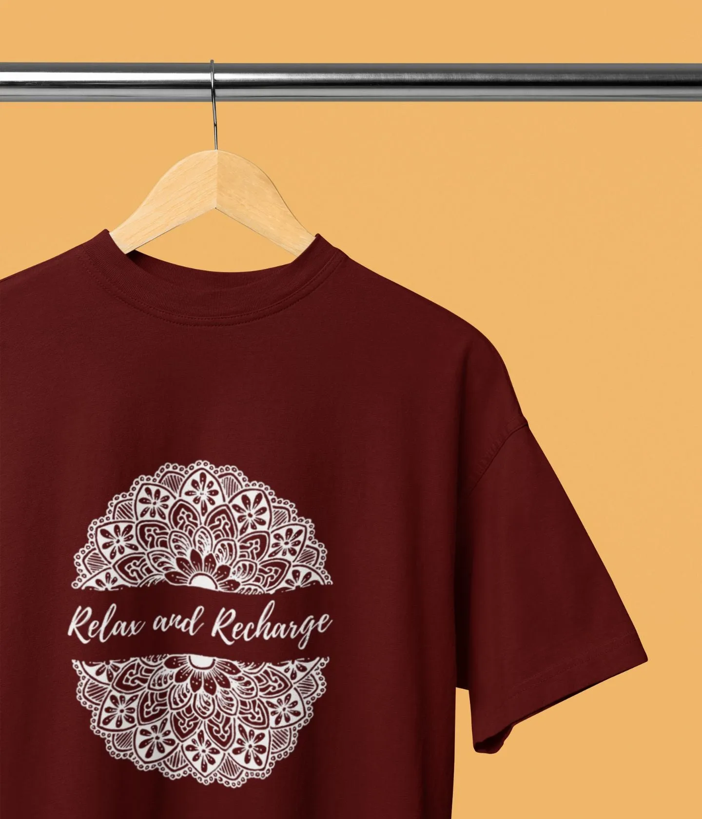Relax And Recharge - Oversized Classic T-Shirt - Dark